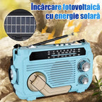 💥🏕️Radio portabil multifuncțional, radio AM, card Bluetooth stabil, audio multibandă