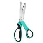 ✂️ Foarfecă profesională zimțată - Foarfecă ascuțită și zimțată pentru materiale textile