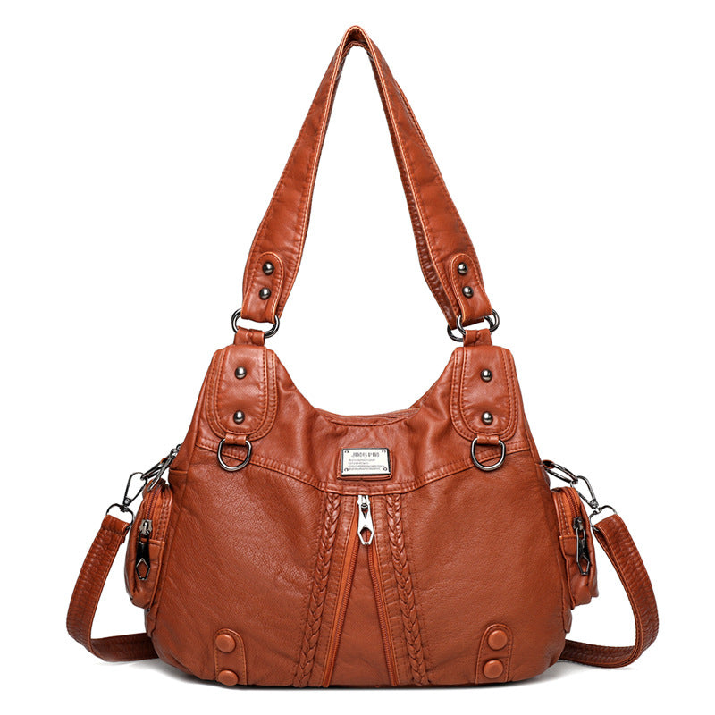 👜【49% OFF】Geantă nouă de umăr de mare capacitate din piele moale 2026