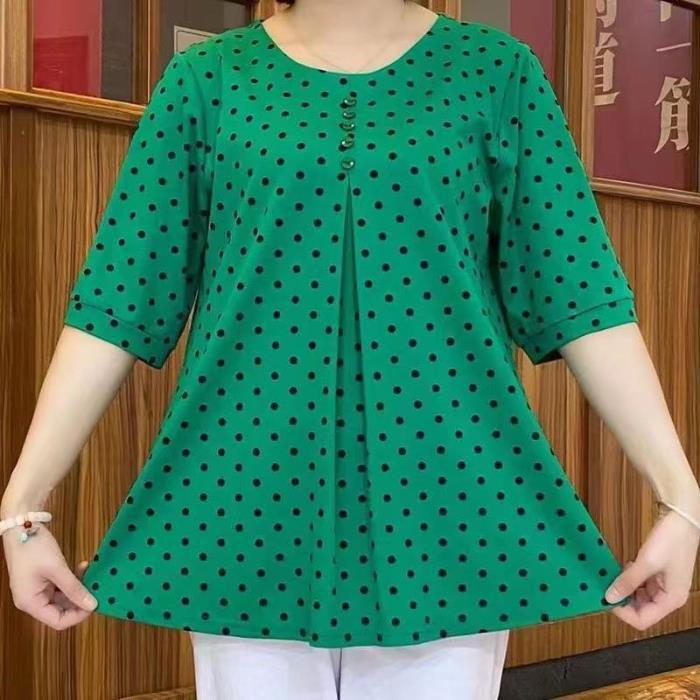 ✨【Cumpărați 1 obțineți 1】💞[L-5XL] 2026 Camasa noua cu imprimeu cu buline de toamna