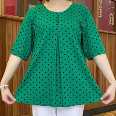 ✨【Cumpărați 1 obțineți 1】💞[L-5XL] 2026 Camasa noua cu imprimeu cu buline de toamna