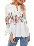 👕🥰【Oferta limitált ideig 】[S-5XL] Elegáns női póló V-nyakkivágással