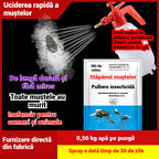 🔥【Primești 10 pachete】 🦟❤️Insecticid puternic – omoară țânțari, muște, purici, lăcuste și gândaci! 1 plic la 500 ml de apă.