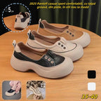 🔥🌸【35-40】2026 Pantofi casual sport confortabili, cu talpă groasă, din piele, în stil nou la modă