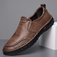 🏆👞【39-44】2026 pantofi sport casual pentru bărbați, din piele naturală, cu talpă moale, antiderapantă, respirabilă