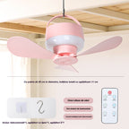 ⏰ Ofertă limitată: ventilator de tavan reîncărcabil cu LED! 🌬️✨