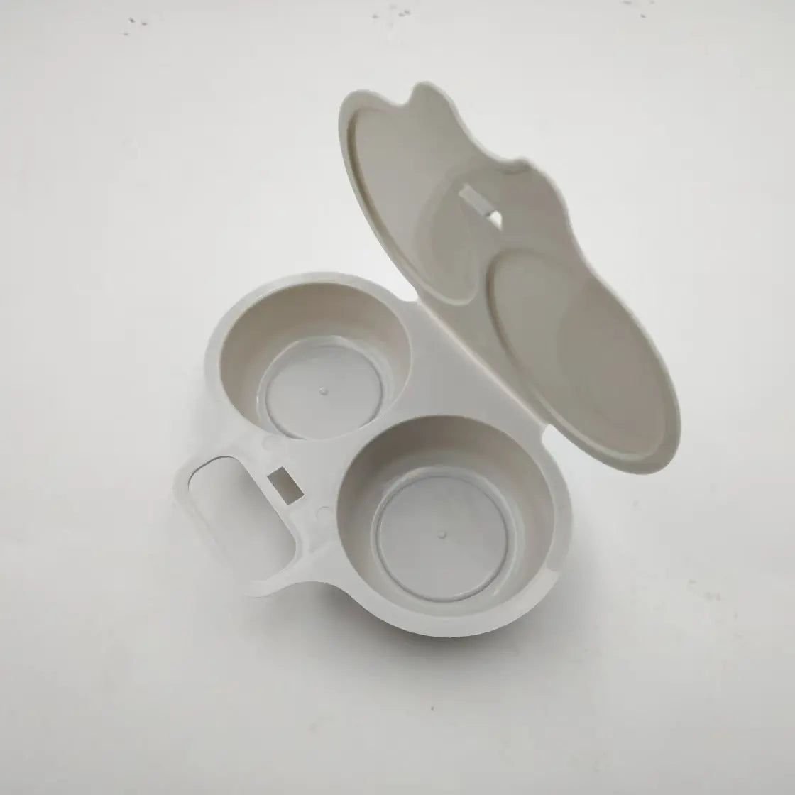 🍳 Formă pentru ouă la abur/prăjite, de calitate alimentară, pentru cuptorul cu microunde [Cumpără una și primești una gratis – primești 2 bucăți] | Un mic dejun sănătos și fără ulei, gata în câteva minute 🥪