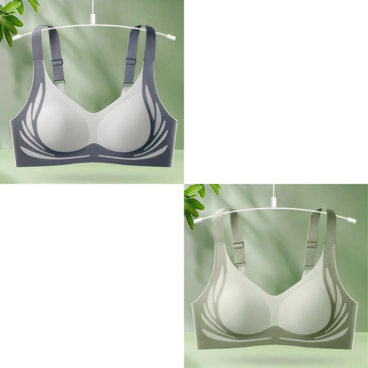 🥰 49% reducere【Pachet de 2】Sutien fără fir dintr-o singură bucată pentru femei❤️【40-85 kg】