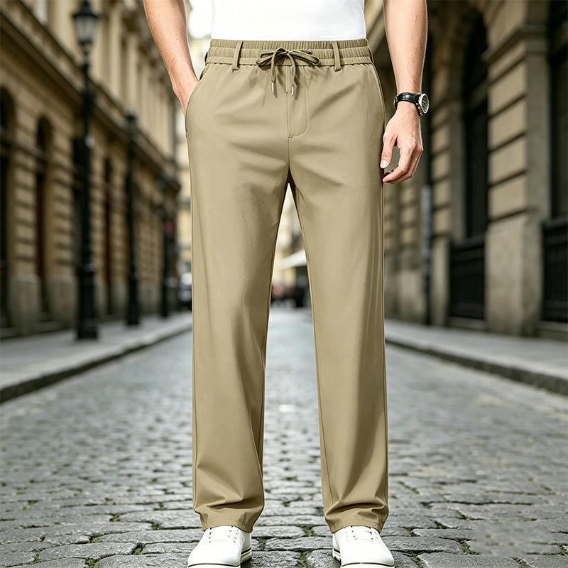 👖【50%OFF】Pantaloni Casual cu Croială Dreaptă – Material Elastic, Fin și Respirabil pentru Confort Maxim