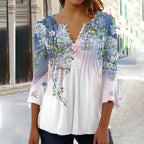 👕🥰【Oferta limitált ideig 】[S-5XL] Elegáns női póló V-nyakkivágással