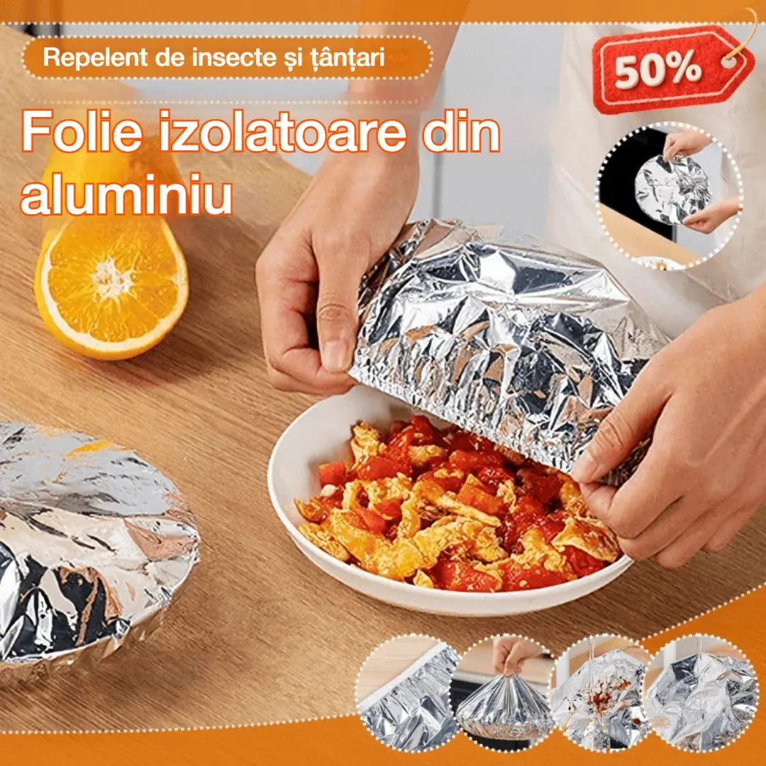 📢 Reducere de 50%! 🔥 🥗Capace din aluminiu pentru alimente – prospețime fără folie și fără mizerie