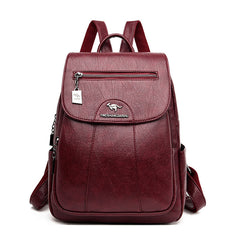 👜🎒【Időben korlátozott árengedmény】Retro puha bőr utazó hátizsák nőknek