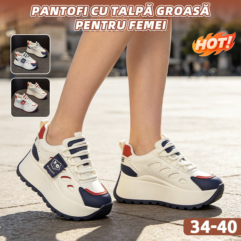 👟✨【+5 cm înălțime】Adidași casual sport cu talpă groasă – moderni, comozi și ușor de asortat 💫
