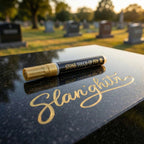 🐦【Cumpără unul, al doilea gratuit】【2 bucăți】Marker auriu pentru pietre funerare, destinat refacerii inscripțiilor decolorate
