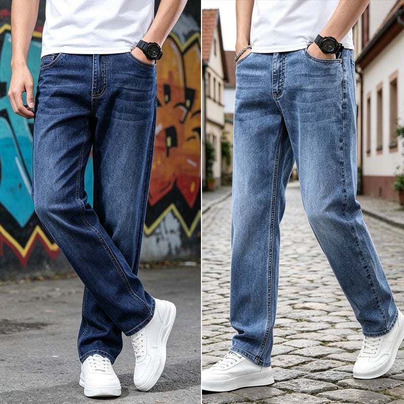 👖💙Blugi casual moderni, model nou – subțiri, cu elasticitate ridicată, confortabili și respirabili