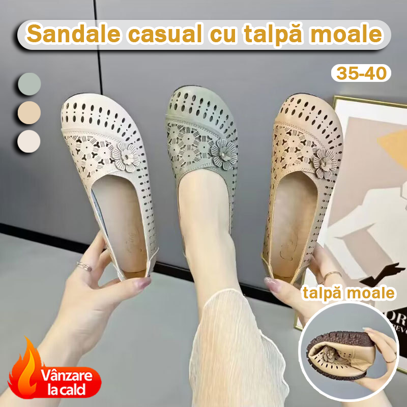 ✨【35-40】Pantofi de dama，Pantofi cu talpă moale anti-alunecare din piele de vacă
