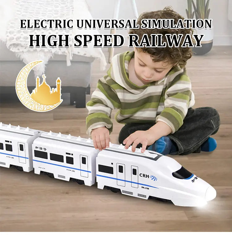 🚆【Ofertă pe perioadă limitată】 Linie ferată de mare viteză simulată universală electrică