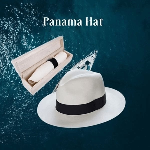 🌿【56-58cm】【50% különleges kedvezmény】Kézzel szőtt panama szalmakalap