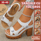 【35-43】🔥 Sandale cu toc gros și platformă – mai înaltă, mai stabilă, mai stilată