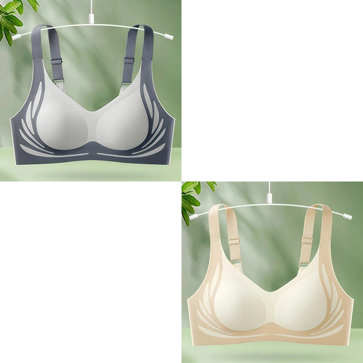 🥰 49% reducere【Pachet de 2】Sutien fără fir dintr-o singură bucată pentru femei❤️【40-85 kg】