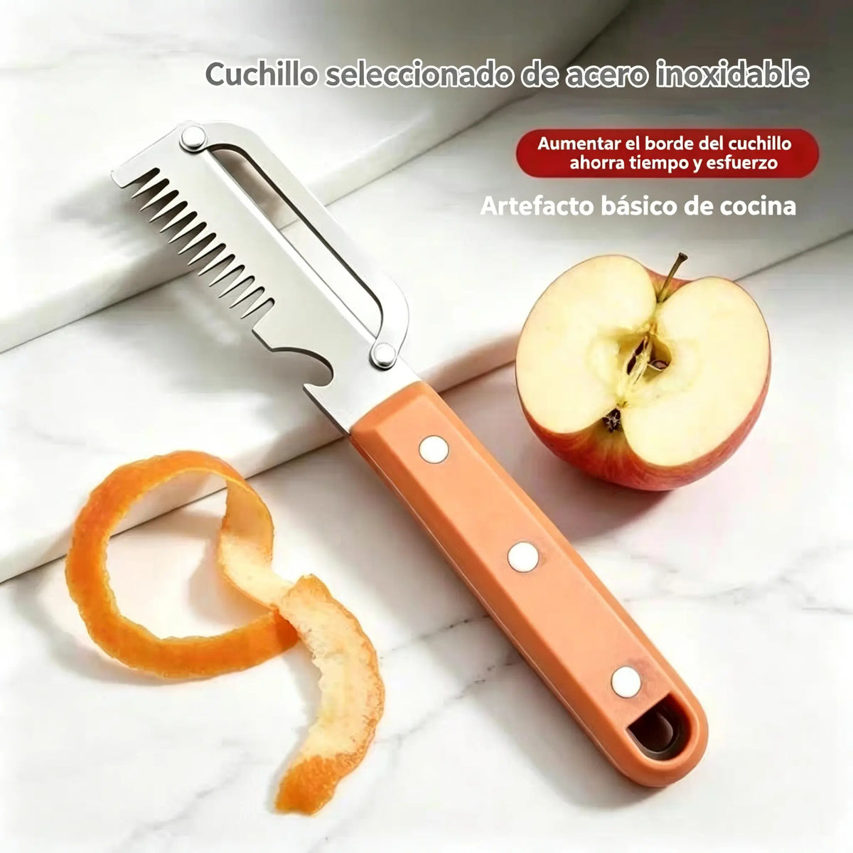 🔥【Cumpără 1, Primești 1 GRATIS】 🔪 Curățător de bucătărie multifuncțional 3în1: curăță, feliază și deschide dopurile sticlelor!