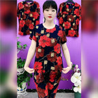 【30%OFF】🔥Cumpărați 1 obțineți 1 gratuit🔥【Top + Pantaloni】【S-4XL】😍Costum subțire din două piese, elegant, casual, din mătase glacială