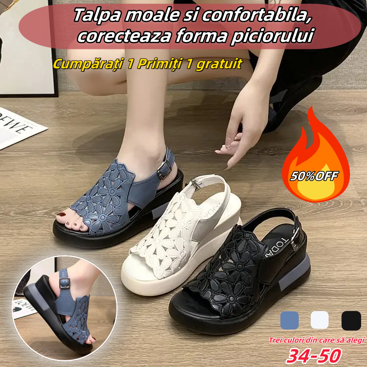 🔥【35-40】Retró puha talpú papucsos szandál