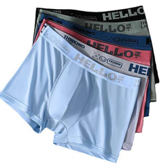 🔥【Vásároljon 3-at, kap 3-at ingyen】🧊 50% kedvezmény --- Férfi antibakteriális boxeralsó, nagy méretű, U-alakú hálós, domború modál mintával