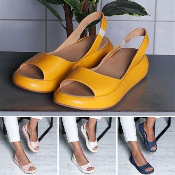 🔥【50% REDUCERE】🔥【35-43】 Sandale ortopedice confortabile pentru femei pe platformă
