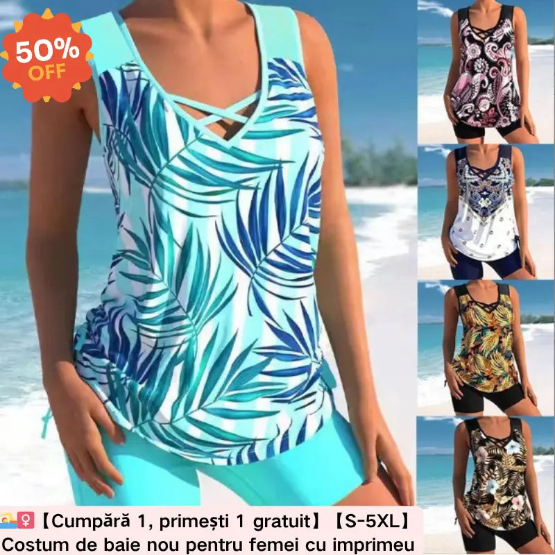 🏊‍♀️🔥🔥【S-5XL】Új, 2026-os női fürdőruha, mintás