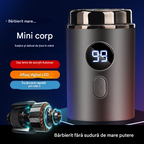 Aparat de Ras Electric Mini pentru Bărbați, Puternic, cu Afișaj Digital