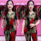【30% reducere】【Cămașă + Pantaloni】🔥Cumpără unul, primești unul gratuit🔥Costum casual de vară