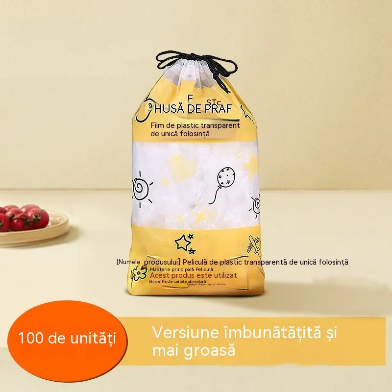 🔥【2 pungi, 200 bucăți】Capac de unică folosință pentru prospețime, de calitate alimentară