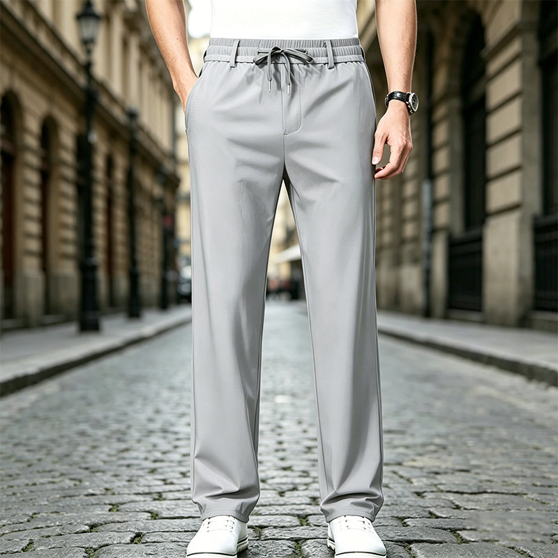 👖【50%OFF】Pantaloni Casual cu Croială Dreaptă – Material Elastic, Fin și Respirabil pentru Confort Maxim