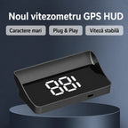【Navigație GPS auto cu avertizare pentru evitarea obstacolelor】Vitezometru și turometru GPS de ultimă generație, cu afișaj HUD