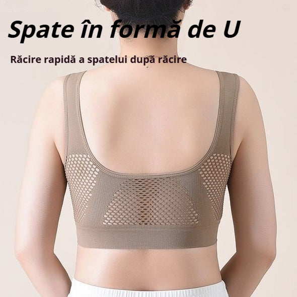 😍【Pachet de 3】Sutien respirabil și confortabil dintr-o singură piesă pentru vârste mijlocii și vârstnici❤️【40-90KG】